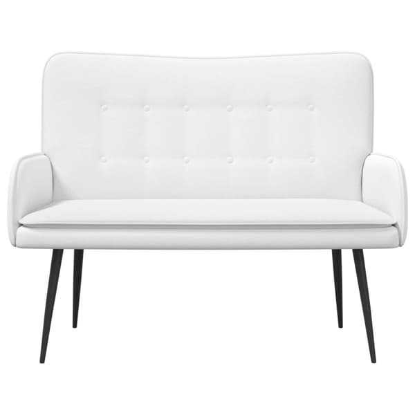 2-sits soffa Vit 115 x 61 x 87 cm tyg