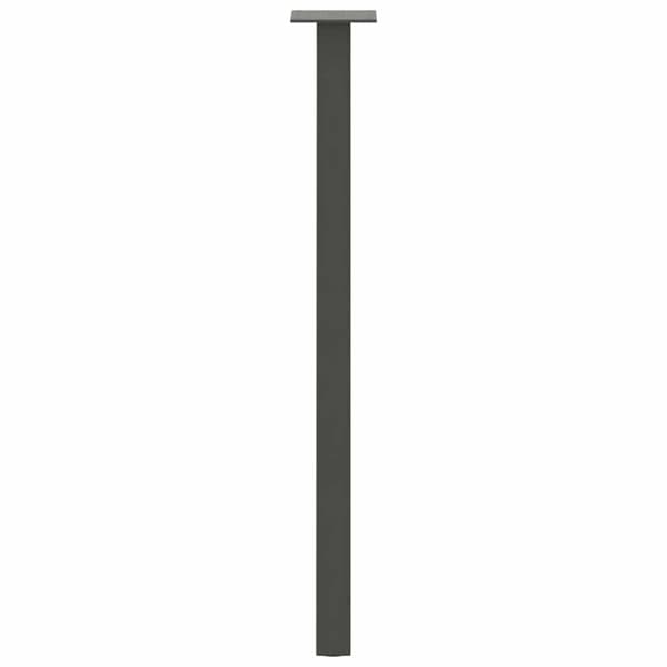 Konsolbordsben 4 st antracit 72 cm stål