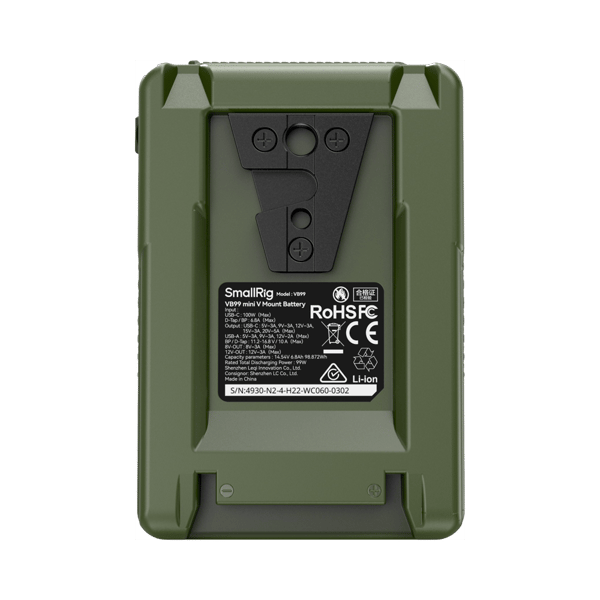 SmallRig 4930 V-Mount Battery Mini VB99 (Green)