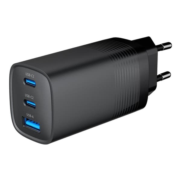 Gembird strömadapter - USB, USB-C - 65 watt
