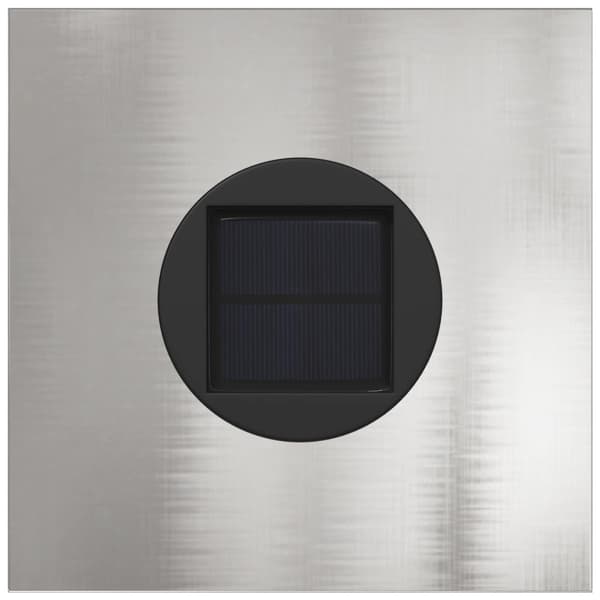 Solar LED Stig Ljus 2 pcs Silver Rostfritt stål