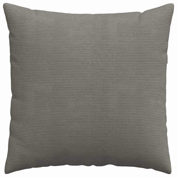 Sofakuddar 2 pcs Ljusgrå 80 x 80 cm Kordread tyg