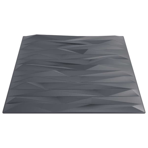 Väggpaneler 12 pcs Sten grå 50 x 50 cm XPS Skum
