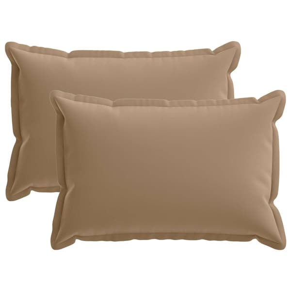 Kuddöverdrag 2 st HOUTEN Taupe 50 x 75 cm Polyester