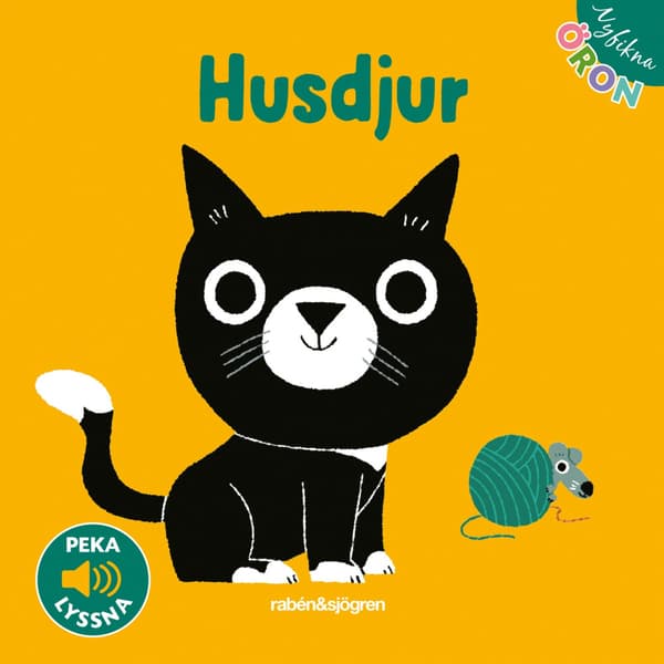 Husdjur. Peka - lyssna (bok, board book)