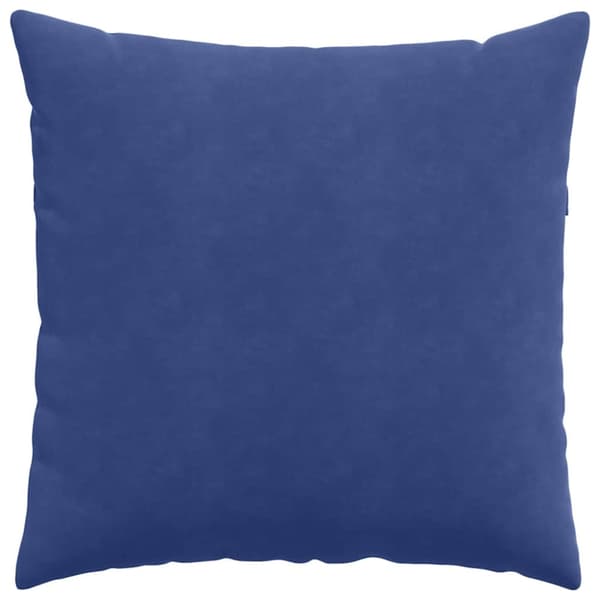 Sofakuddar 2 pcs Polisblå 80 x 80 cm Kordread tyg