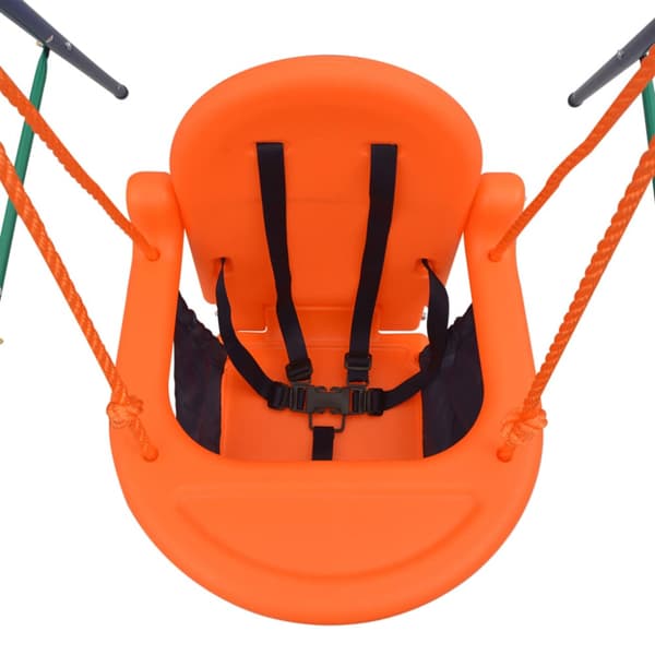 Barngunga set med säkerhetsbälte orange
