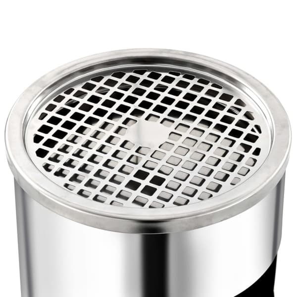 Askfat/soptunna 30 L rostfritt stål
