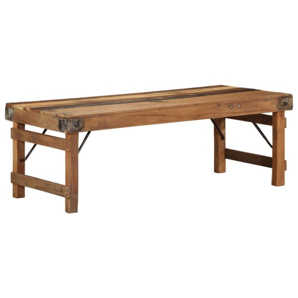 Kaffeebord Brun 110 x 55 x 40 cm Solid återvunnen trä