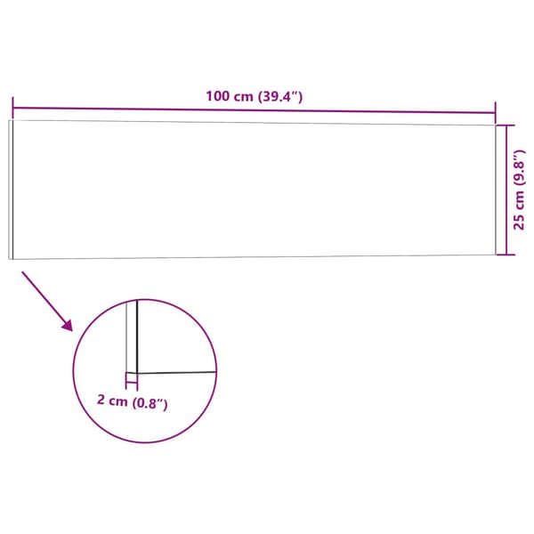 Väggpaneler 10 pcs Antracit 100 x 25 cm EPS Skum