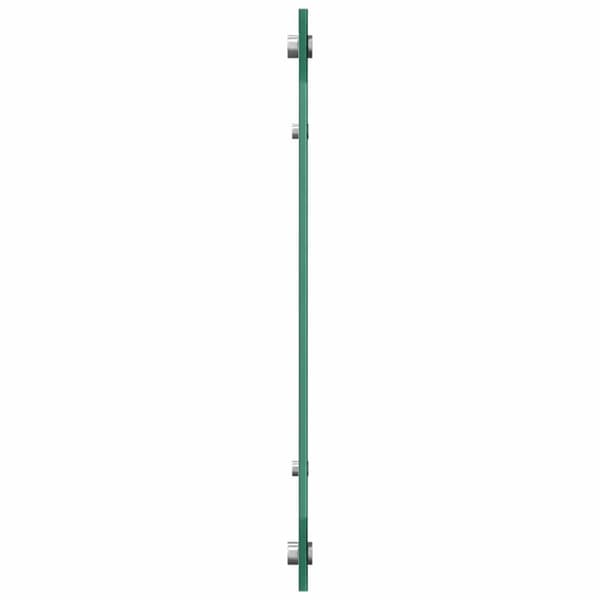 Köksskydd 2 pcs Vit 100 x 50 cm härdat glas