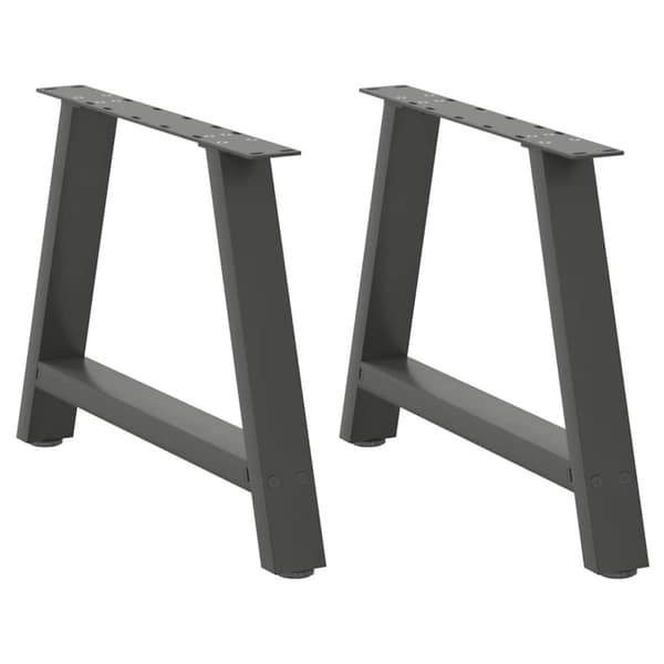 Soffbordsben A-formade 2 st antracit 70x(42-43) cm stål