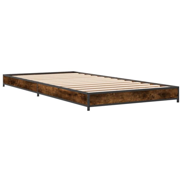 Sängram Rökt ek 80 x 200 cm Konstruerat trä