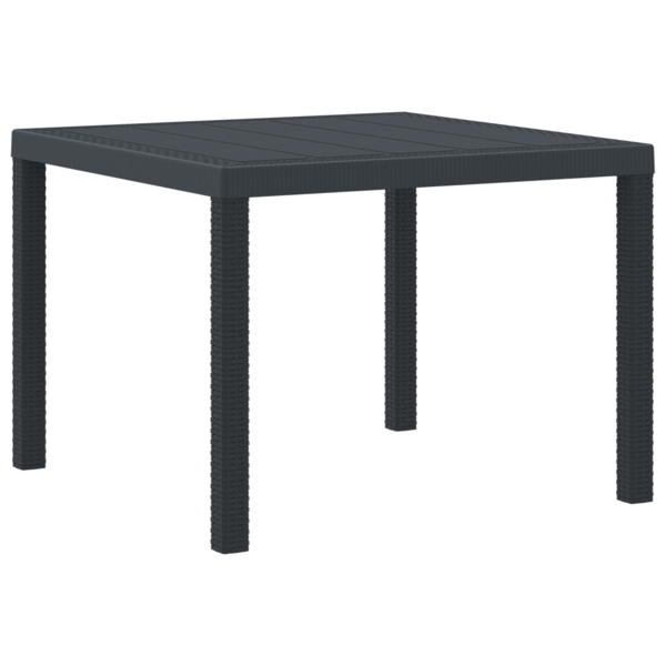 Trädgårdsmöbelset 5 pcs Antracit Polypropylen