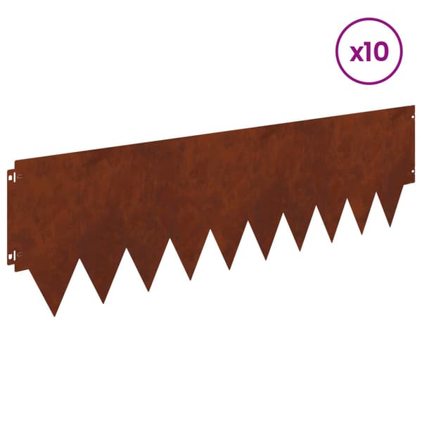 Kant för gräsmatta 10 pcs metall