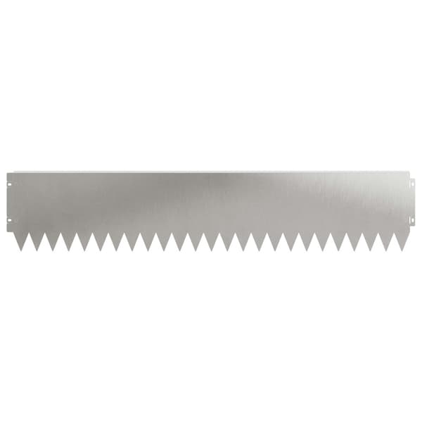 Kant för gräsmatta 20 pcs 103 x 20 cm Stål Silver