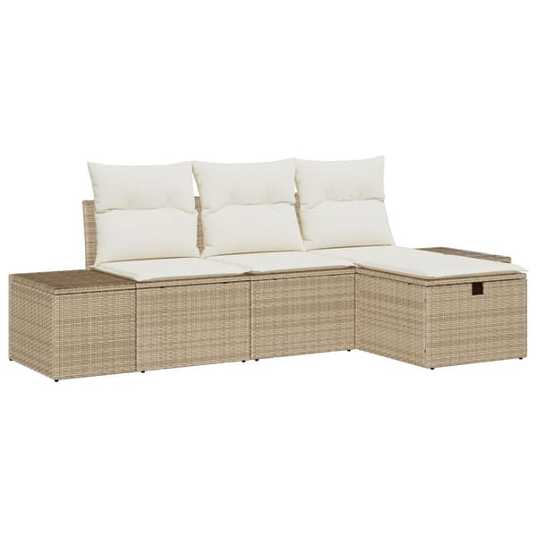Soffset med kudde 4 pcs konstrotting