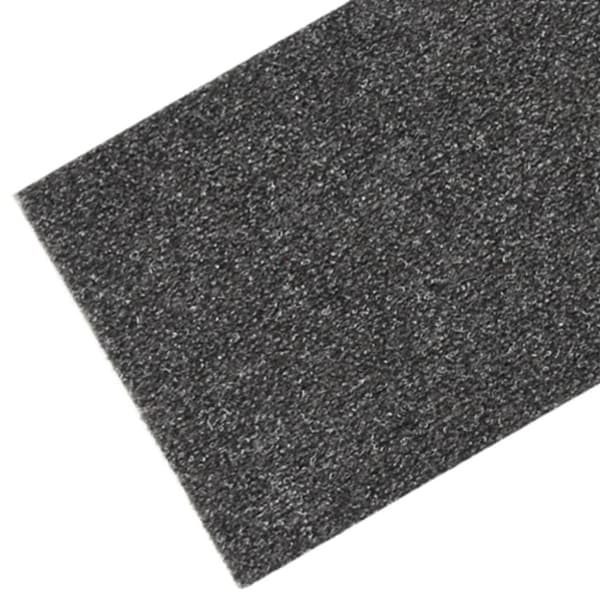 Trappmattor självhäftande 15 st 76x20 cm antracit rektangulära