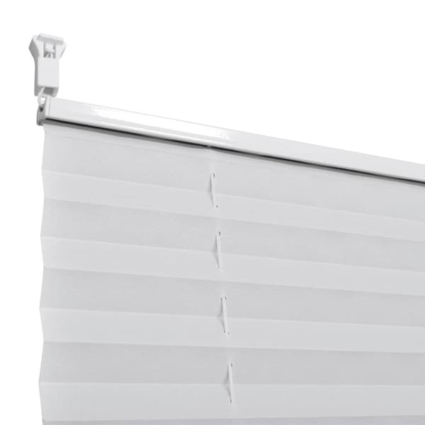 Plisségardin 40x150 cm vit