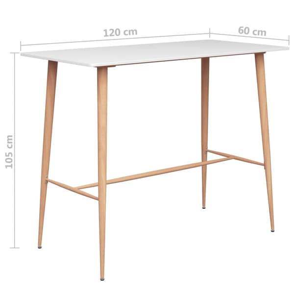 Bargrupp 5 delar vit och grå