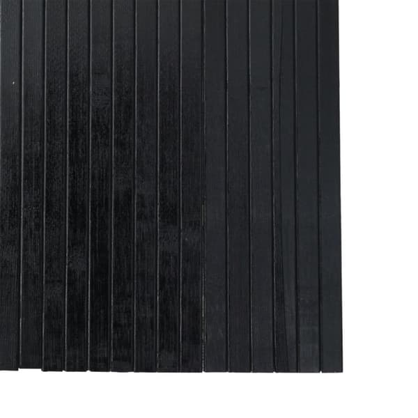 Rumsavdelare svart bredd 800 cm höjd 165 cm bambu