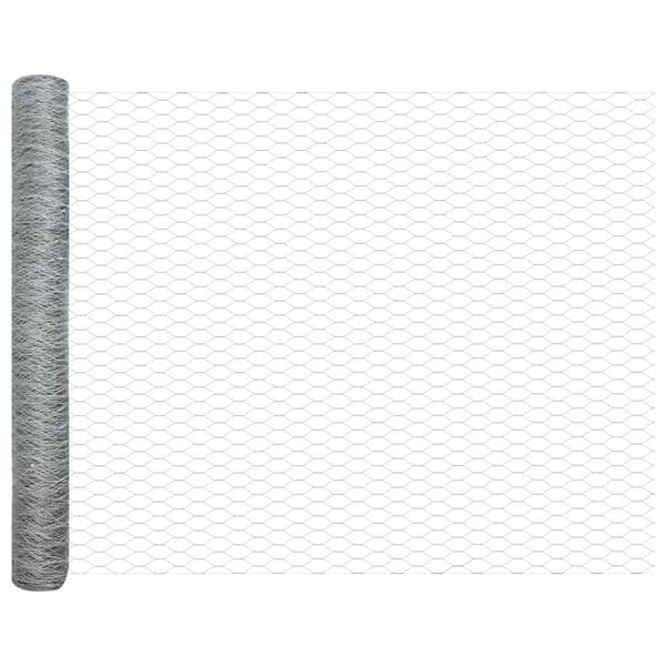 Hexagonstängsel Silver 1,4 x 10 m Galvaniserat stål