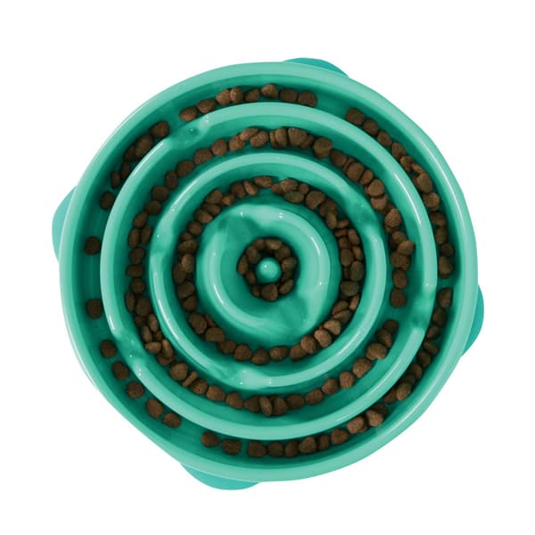 Outward Hound Fun Feeder Oceanblå 28x5 cm