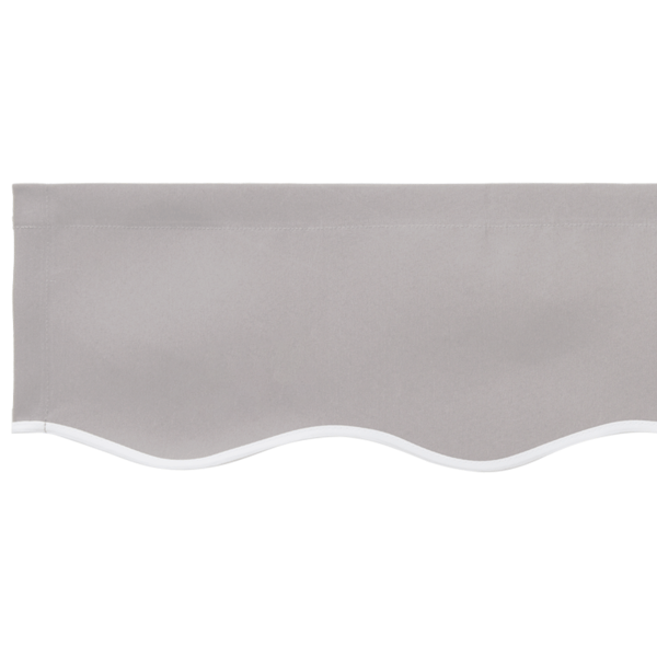 Markisväv Ljusgrå 6 x 3 m Polyester