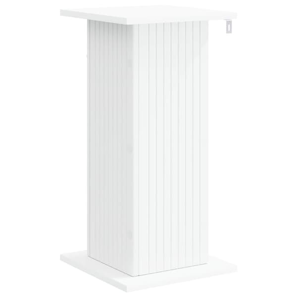 Växtställ 2 pcs Vit 30,5 x 30 x 60,5 cm Konstruerat trä