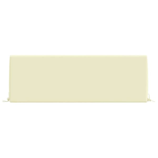 Ryggkudde SOEST 100% Polyester Gräddvit 120 x 20 x 40 cm