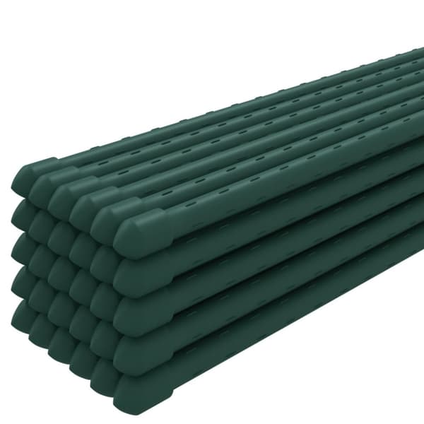 Växtstöd 30 st grön 115 cm stål