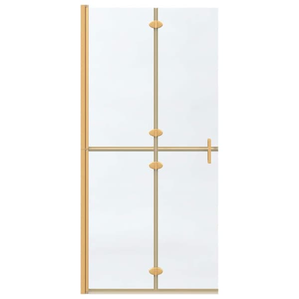 Walk-In duschvägg Guld 90 x 6.5 x 190 cm