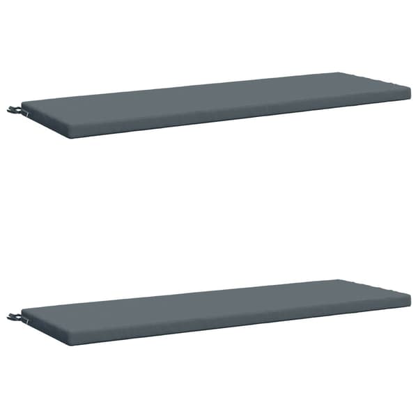2-delade Bänk Kuddar SOEST 2 st 100% Polyester Blå