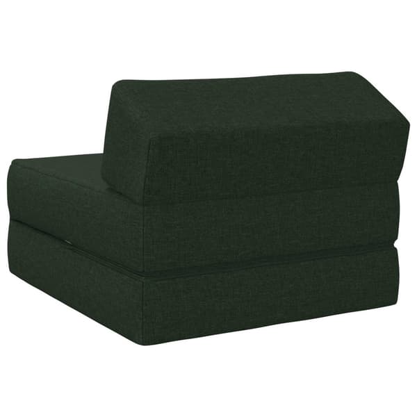 Fällbar Soffbed Mörkgrön 60 x 70 x 41 cm Tyg