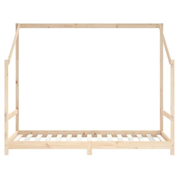 Sängram för barn 90x190 cm massiv furu