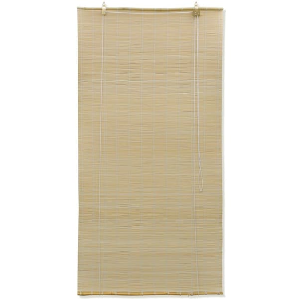 Rullgardin bambu 80x220 cm naturlig