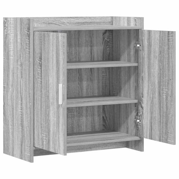 Sideboard Grå Sonoma 72 x 36 x 80 cm Konstruerat trä