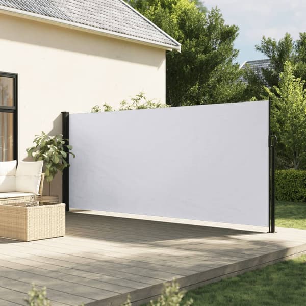 Indragbar sidomarkis vit 160x500 cm