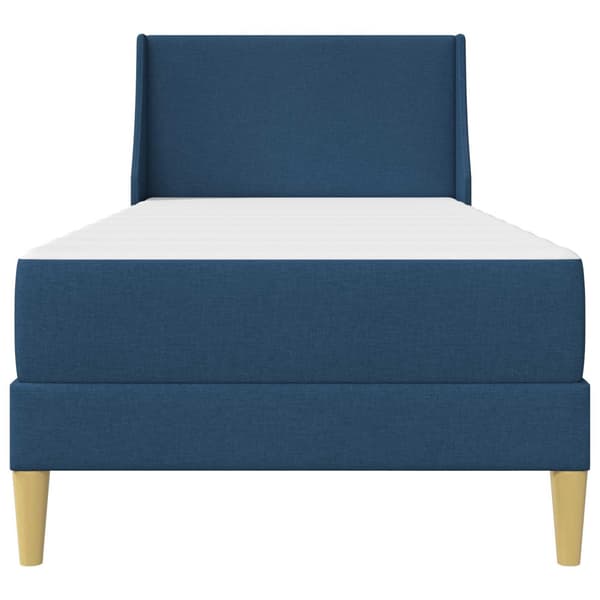 Sängram med madrass med huvudgavel Polyester