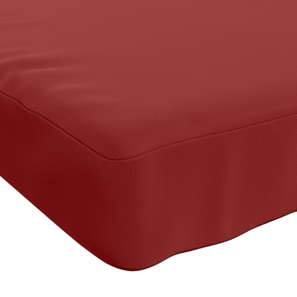 2-delade Bänk Kuddar SOEST 2 st 100% Polyester Vinröd