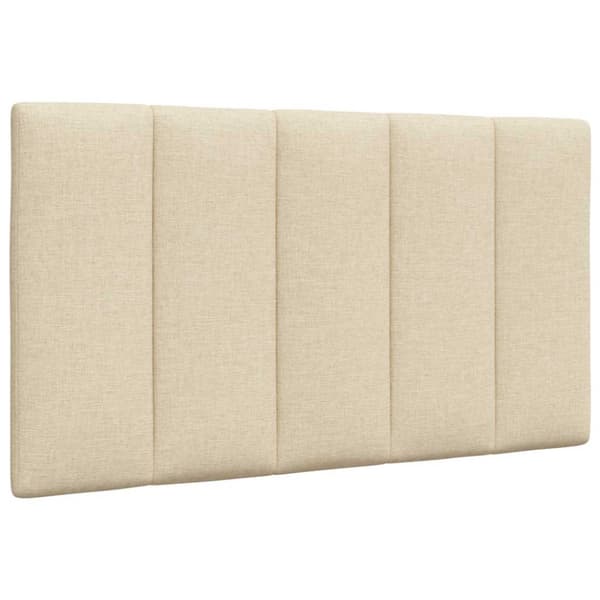 Bed Frame without Mattress "Hanko" Cream 80x200cm Fabric