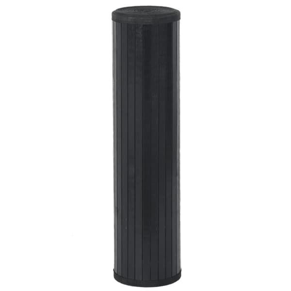 Matta rektangulär svart 70x200 cm bambu