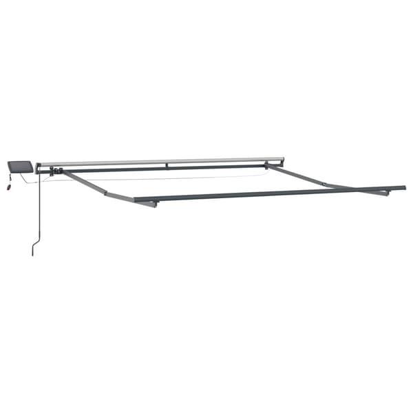 Utfällbar markis Sand 450 × 300 cm tyg