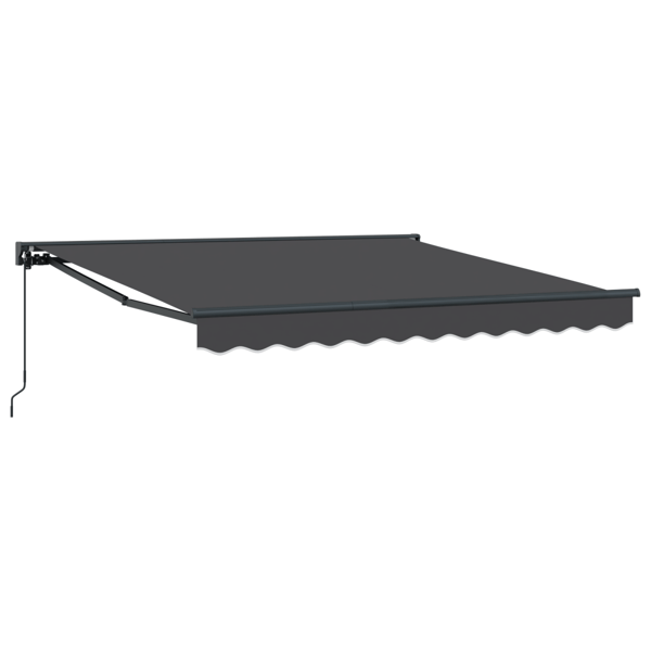 Markisram Antracit 300 x 250 cm Polyester med PU-beläggning