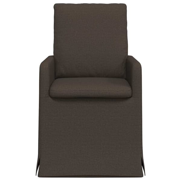 Matstolar 2 pcs Mörkgrå 57 x 67 x 98 cm Linne