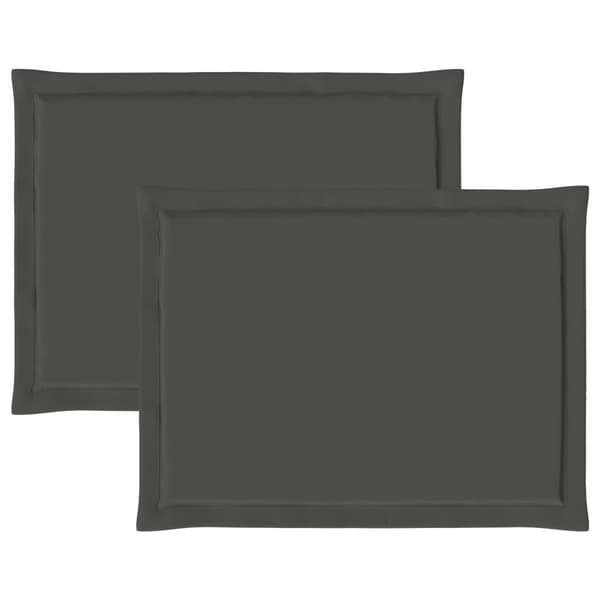Sittkuddar 2 pcs Antracit 47 x 36 x 2 cm Polyester