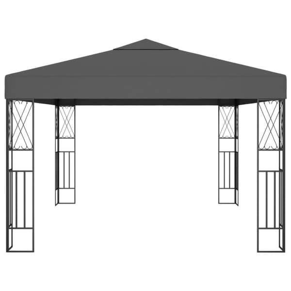 Paviljong 3x4 m antracit tyg