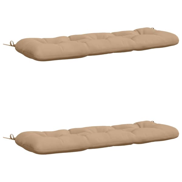 2-delade Bänk Kuddar VIANEN 100% Polyester Sand