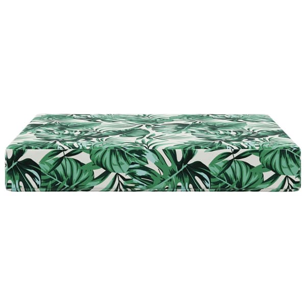 Utomhus Soffa Kudde Bladmönster 60 x 60 x 8 cm Polyester