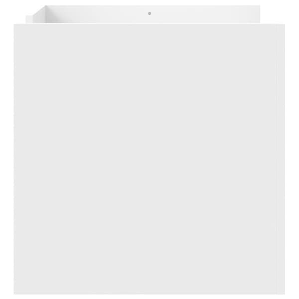 Soffbord vit 80x50x50 cm konstruerat trä